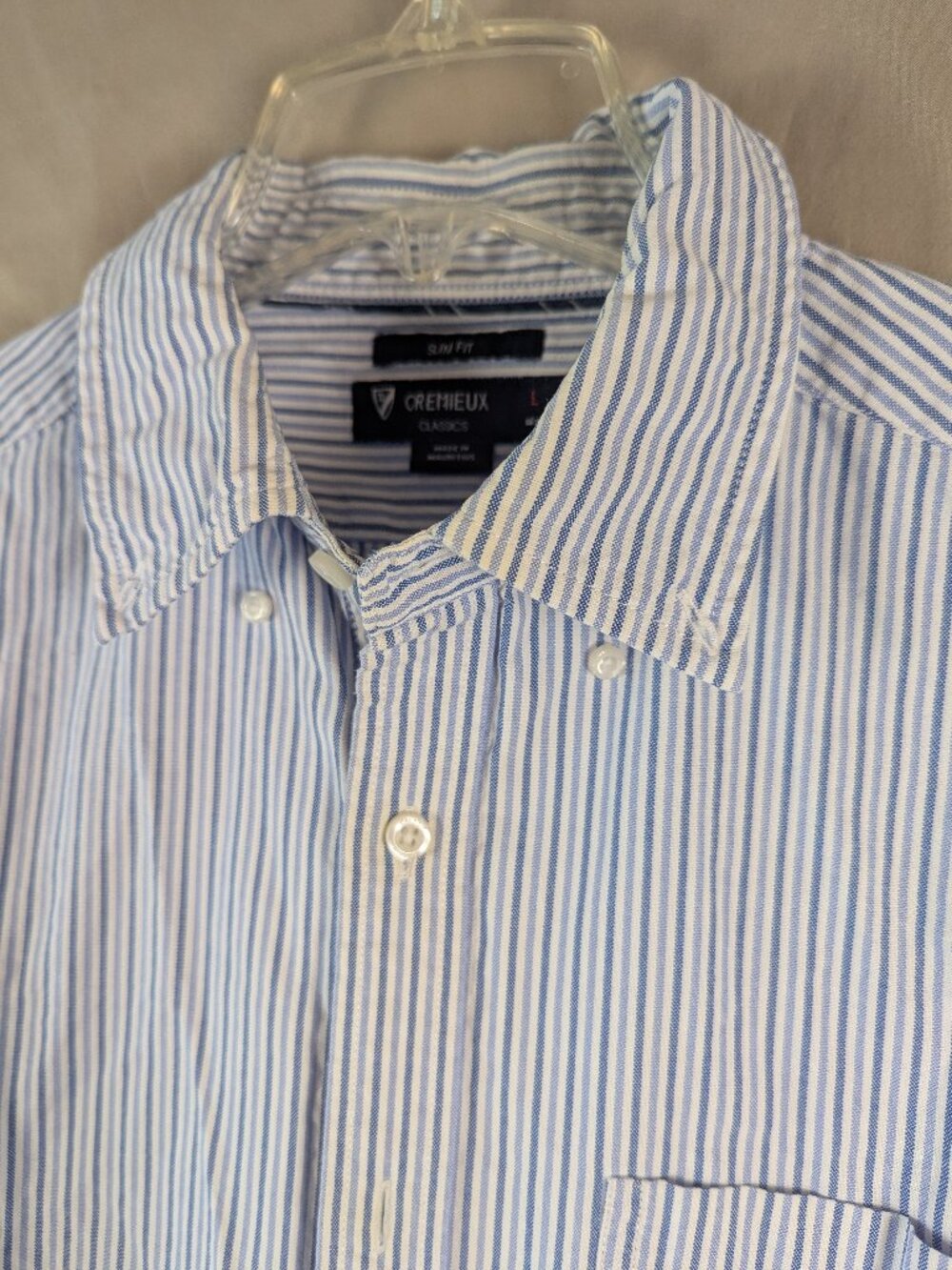 Daniel Cremieux "Classics" blue/white shirt